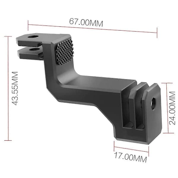 Action Camera Vertical Mount Adjustable Arm Mounting Adapter Vertical Bracket for 12 11 10 9 Accessories