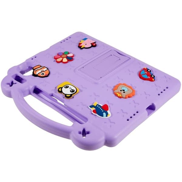 \"QD\" Compatible with iPad Air 11 (2024) EVA Foam Stand Case - Purple