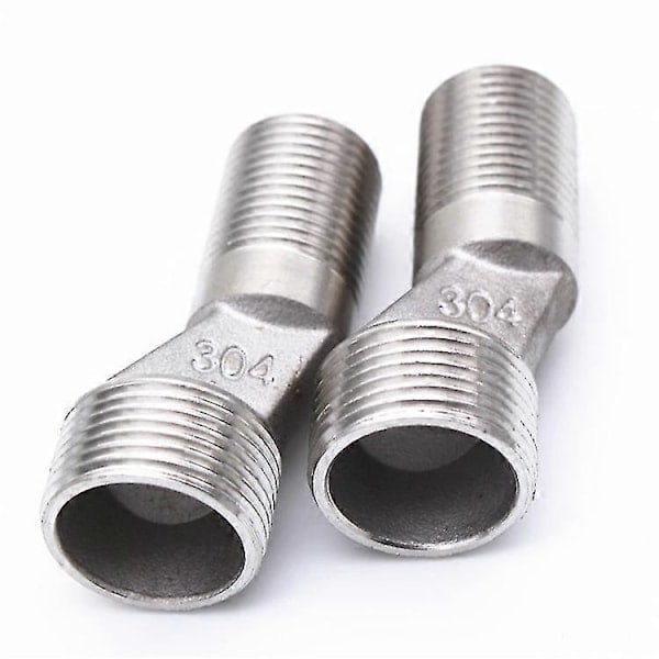 \"QD\" S-kobling 1/2 tomme Hann til 3/4 tomme Hann Gjenge Offset Adapter Monteringsutstyr for Baderomsvegg Klofot Badekar Kran Eksponert Dusjsett