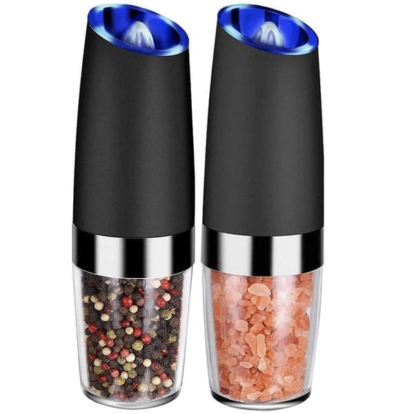 2x Elektriska Salt- och Pepparkvarnar