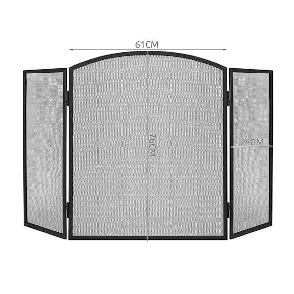 Ember Guard for Fireplace - Foldable Fireplace Screen
