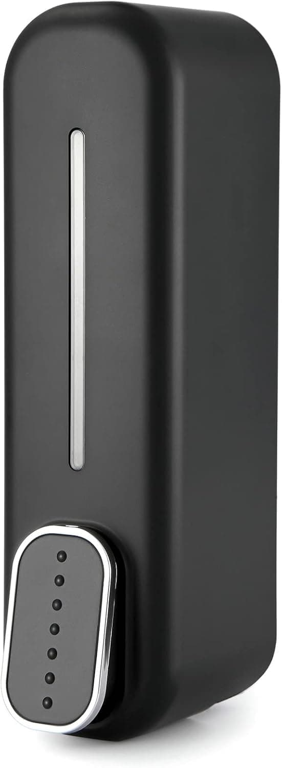 Väggmonterad - Handtvål Schampo Duschgeldispenser - 300 ml - Svart