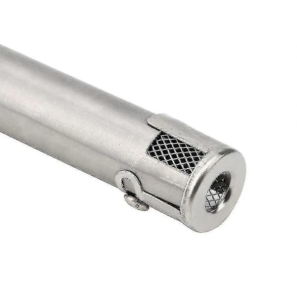 4 stk Universal Justerbar Rustfritt Stål BBQ Gassgrill Erstatning Rett Rør Brenner Barbec