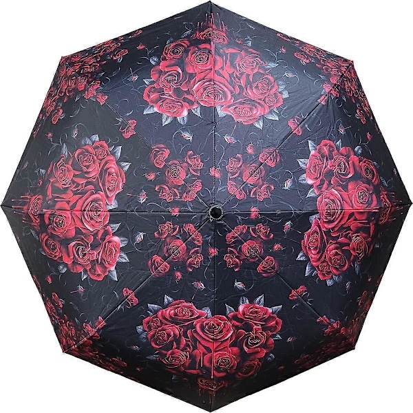 Spiral Direct Blood Rose Folde Paraply_ufo