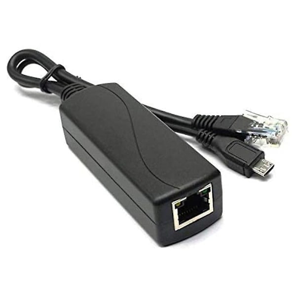 Micro-USB POE-splitter 48V till 5V2A/3A Mini USB-strömförsörjning Nationell standard med smarttelefonladdare