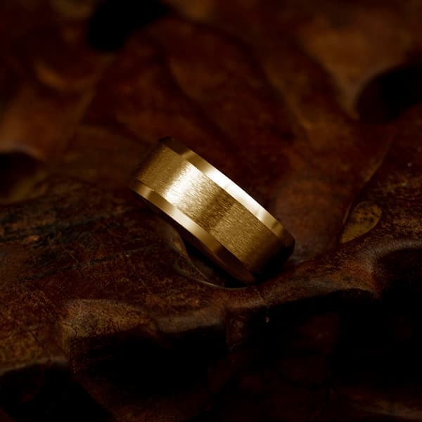 Ring Herr 2023 Mode Titan Stål Sort Klassisk Ring Til Herr Bryllupsringe Herresmykker