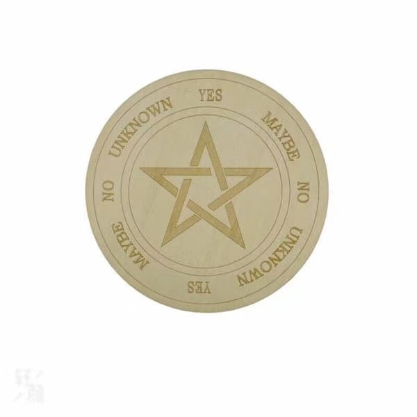 /QD/Træplade til Spådom - Pentagram