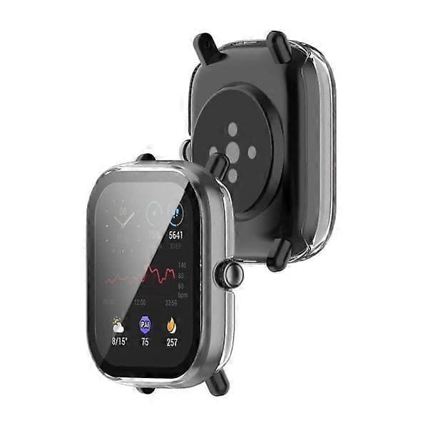 Etui+Film PC hærdet glas til Amazfit GTS 2 mini grå