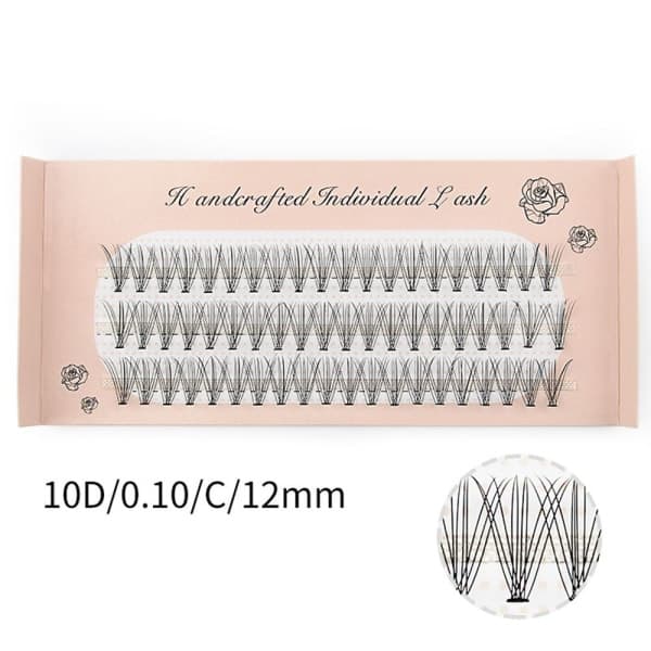 Løse øyevipper Individuelle øyevipper 10D-12MM