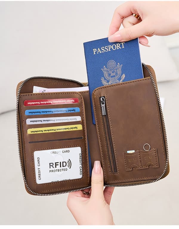 RFID-suojattu passikotelo ja matkalompakko
