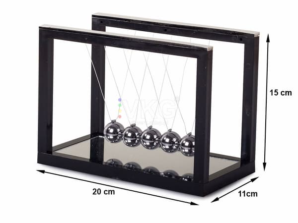 Newtons Vugge XXL - 20 cm - Med spejl