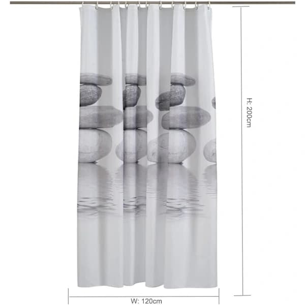 120CMx200CM - Duschdraperi, Tygduschdraperi, Duschdraperi