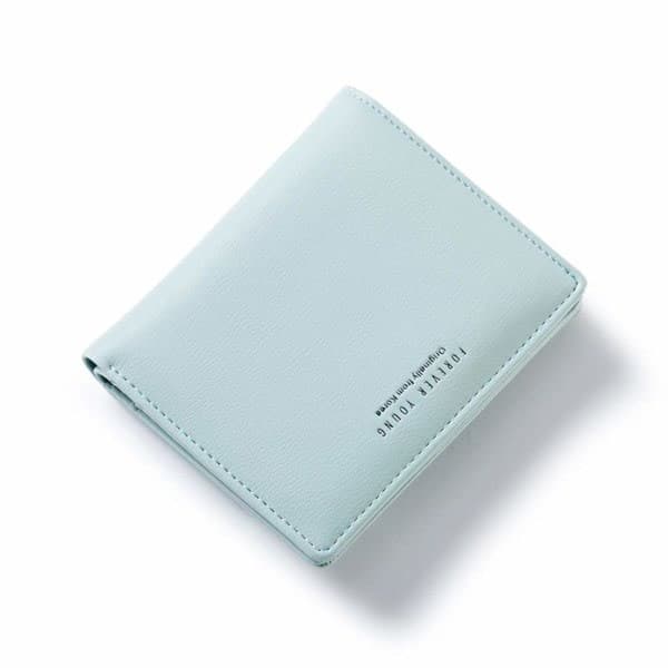 Damplånbok Liten Bifold Läderficka Plånbok Dam Mini