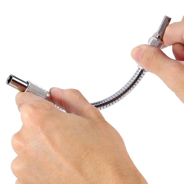 Flexibel Förlängningsaxel Bitshållare Vikbar 1/4 Tum Hex Skruvmejsel Bitshållare Flexibel Förlängningsaxel Bitshållare Kopplingslänk