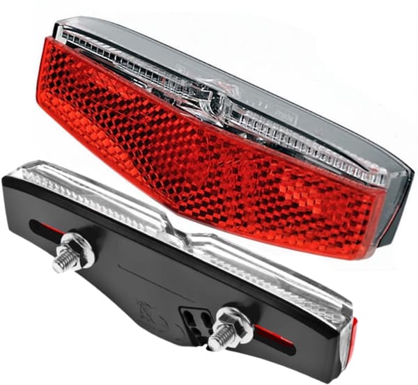 Bicycle Rear Light with Dynamo and Luggage Rack - Professional Bicycle Lighting