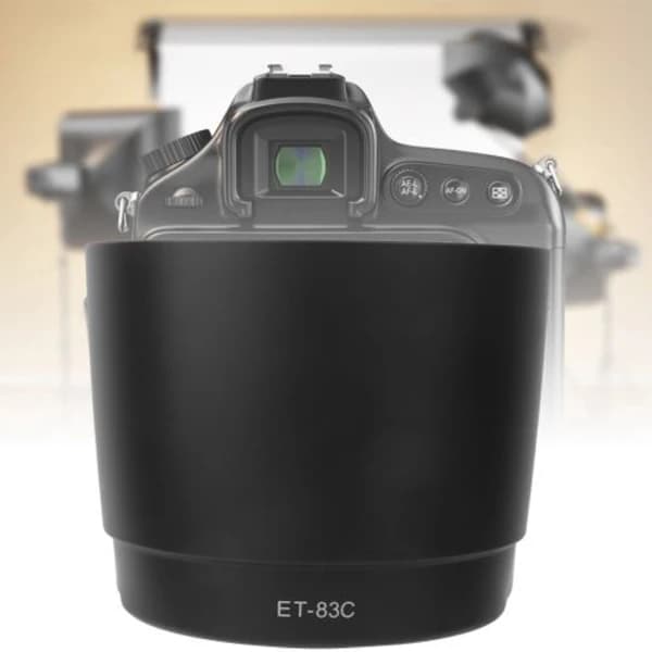 ET-83C Sort plastmodlysblænde til Canon EF 100-400mm f /