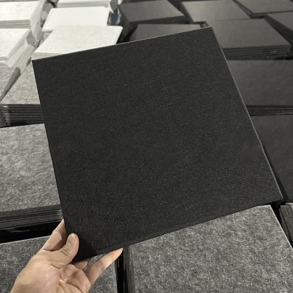Akustikpanel 12-pak 30x30cm Selvklæbende Lydisolerende Vægpanel Polyester