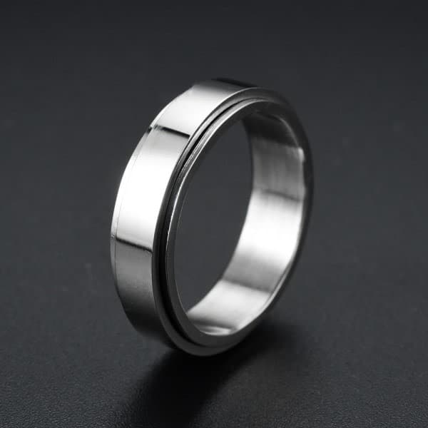 Ringe Rustfrit Stål 6-pak Flerfarvet 24 mm