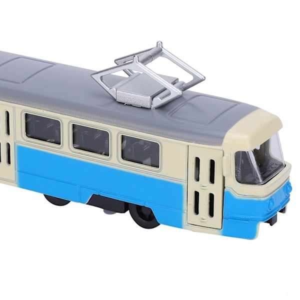 QU/1:90 Lasten Vedä Taakse Auto Lelu Lasten Seos Simulaatio Automalli Koristelu Äänivalolla (Sininen)