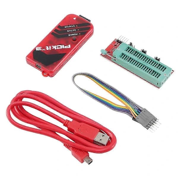 PICKIT3 Programmer + PIC ICD2 PIC Kit 2/3 Programmer Adapter Universal Programmer Seat FZ0508