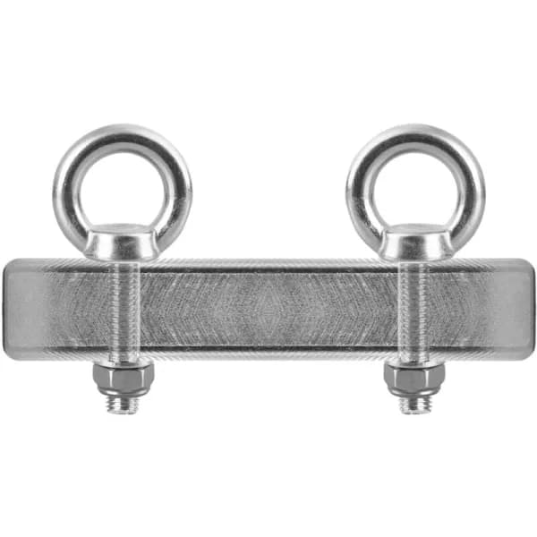 M8 Øjebolte, 6-pak, gevindlængde 30 mm, nylon og lås