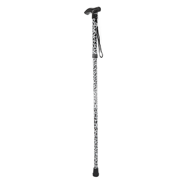 [QD] Folding Walking Stick Aluminium Alloy Ergonomic Extendable 5 Level Adjustable Collapsible Cane for Seniors and Disabled