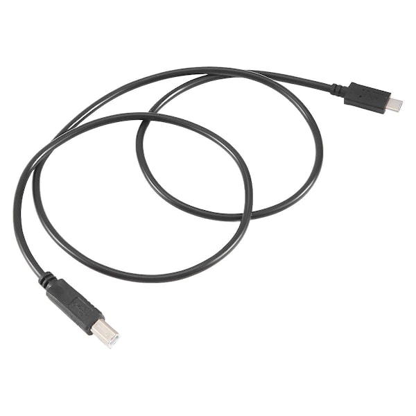 USB-C USB 3.1 Tyyppi C Uros - USB 2.0 B Uros Datakaapeli Johto Puhelin Tulostin