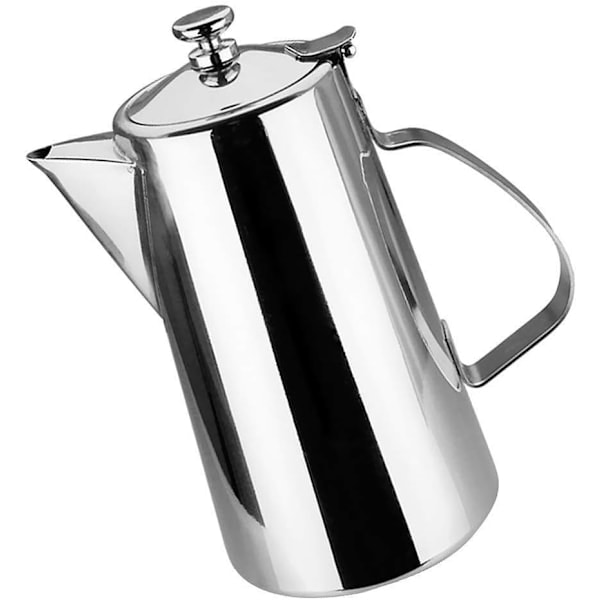 QD-Vandkaraffel i rustfrit stål med låg til Cafe Lait-drik