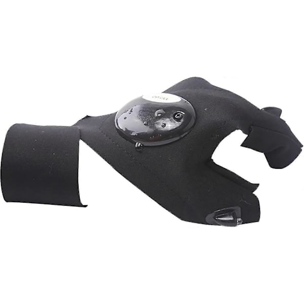 Arbejdshandsker med LED-lys til mænd, LED-lommelygtehandsker, lommelygtehandsker, arbejdshandsker med lys til mørke steder, fiskeri, camping og vandreture...