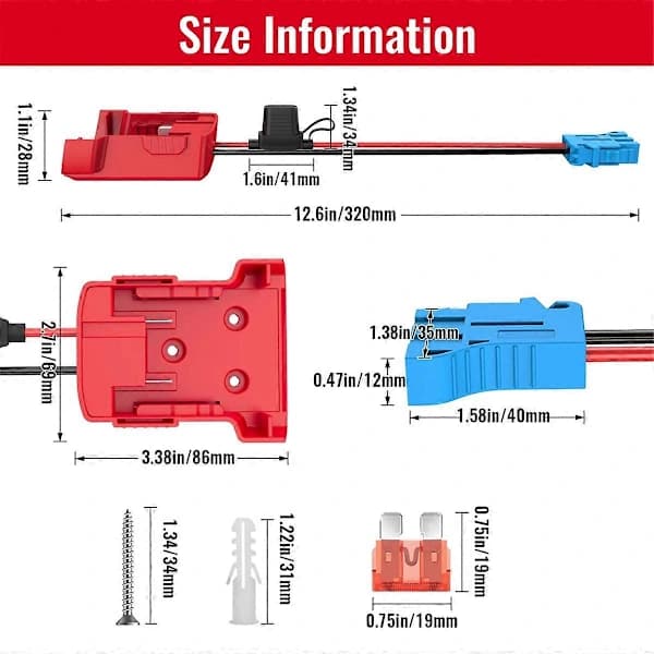 Power Wheels -adapteri Milwaukee M18 -akulle Peg-Peregoon