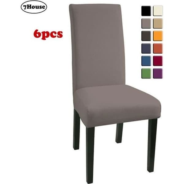 /QD/7HOUSE Tuolisuojien setti, 6 kpl - Bi-elastinen - Harmaa