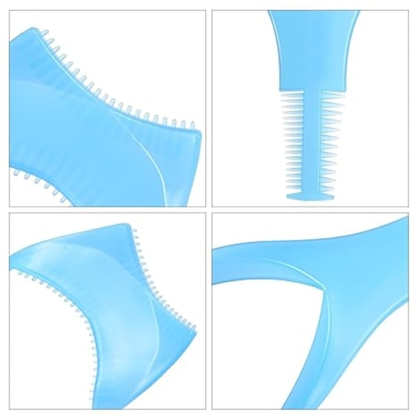 6 stk. 3-i-1 øyenvippeverktøy Mascara Shield Applicator Guard E[qu)