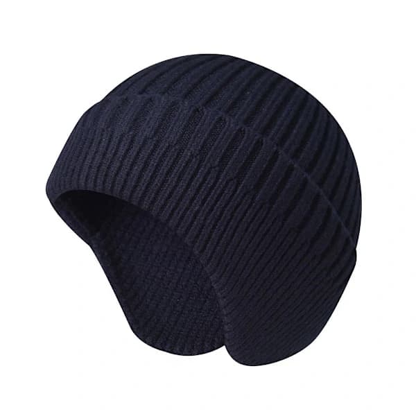 QD-Vintermössa Varm beanie MÖRKBLÅ MÖRKBLÅ Marinblå Marinblå
