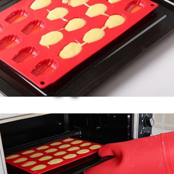 20 hulrom silikon Madeleine form non-stick kakeform baking