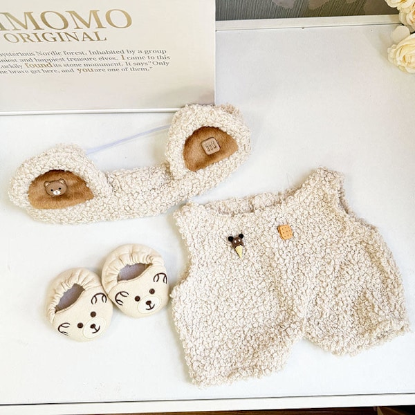 Labubu Eksklusivt Klesett Labubu Original Myk Merkevare Labubu Dukke Luksusdesign One piece climbing suit set