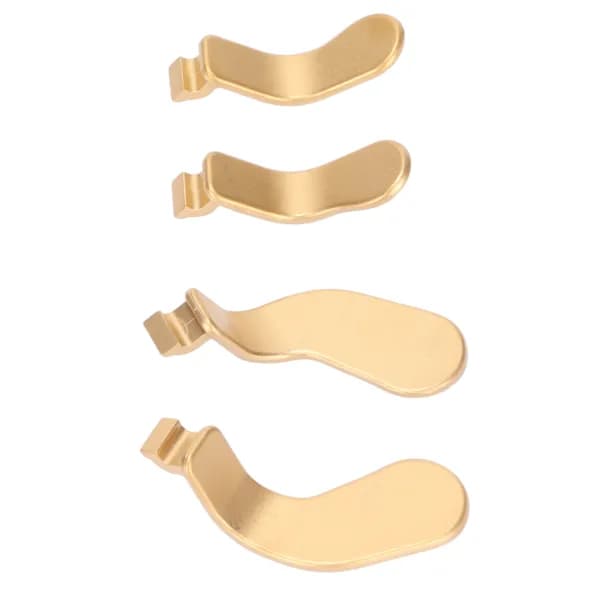 4 utløserpadler og 2 utskiftbare D-pader i rustfritt stål for Xbox One Elite Series 2