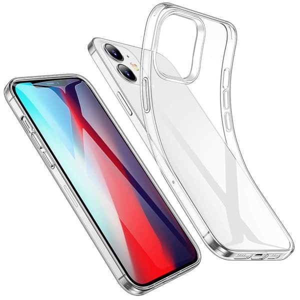 /QD/ iPhone 12 Mini Kuori - Läpinäkyvä 5.4 tuumaa