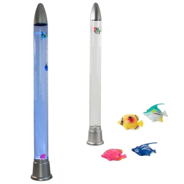 [QD] Natlampe / Lampe med fisk 100 cm – Fyld med vand