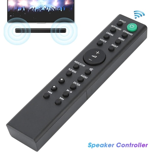 QD-Soundbar-fjärrkontroll Soundbar-fjärrkontroll Abs-högtalarkontroll Ersättningsfjärrkontroll för Hts100F Htsf200 Htsf150