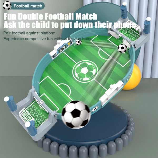 Kid'S Table Soccer Två personer Battle Puzzle Bordsspel vit