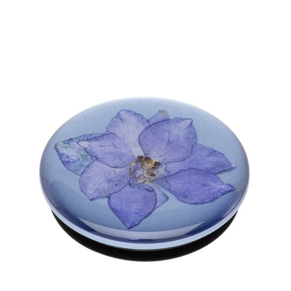 POPSOCKETS Pressed Flower Larkspur Avtakbart grep med stativfunksjon Premium_qq
