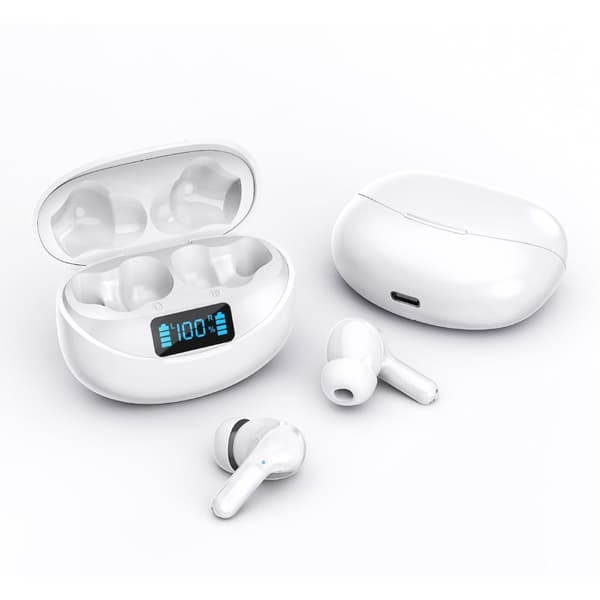 Trådlösa Bluetooth-hörlurar Vit_qq