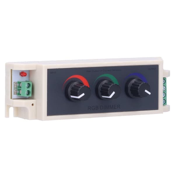 RGB-knapdimmer Smart LED-lysstyrkejustering 3-kanals controller DC12-24V