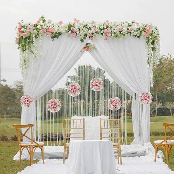 2 stk. Kunstige Blomster – Dekoration til Bryllup & Hjemmefester