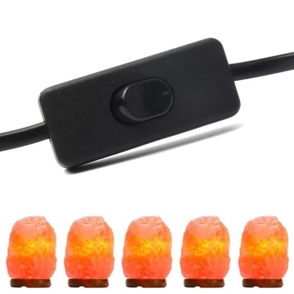QU/Kabel med afbryder til saltlampe - 1,8 m - Stik til saltlampe