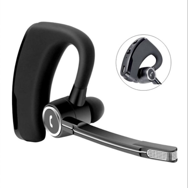 Bluetooth Headset - V8S Svart black