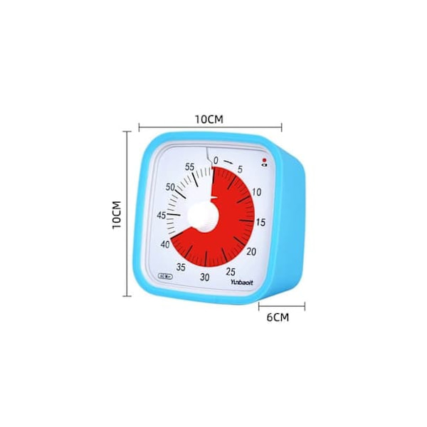 Väckarklocka med Visuell Timer – Regnbågsfärgad Timer för Barnrum