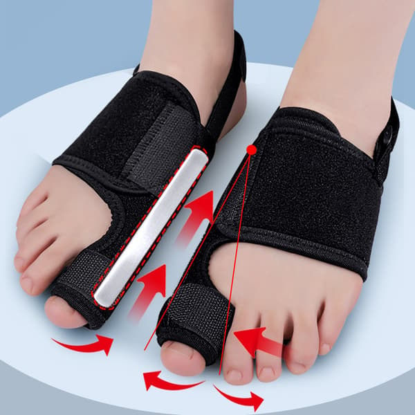Hallux Valgus Tåskena Bandage Korrigering 1-par_qq