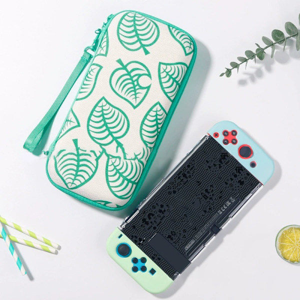 [QD] Förvaringsväska för Nintendo Switch Lite - För Nintendo Switch NS Cons Grön