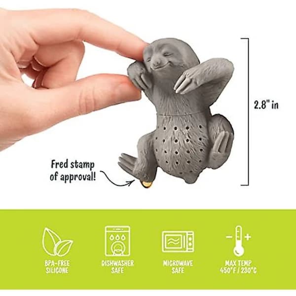 Söta Slödder Te-si til Løs Te, Silikone Te-infuser, Fle